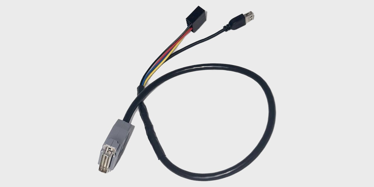 Cableado suministrado para la lectura en banco del código de radio APTIV F139BT